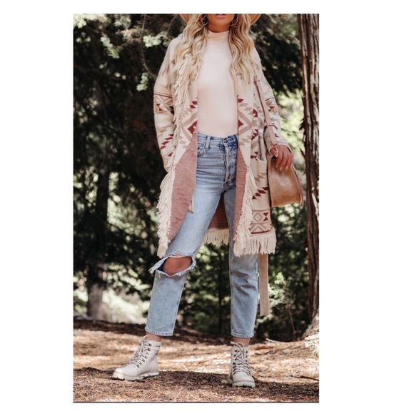 GRACE+ KARMA Moller Belted Fringe Cardigan Size 3X - Picture 12 of 12